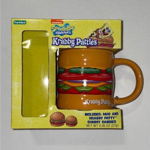 SpongeBob SquarePants Krabby Patties Coffee‎ Tea Mug Gift NEW